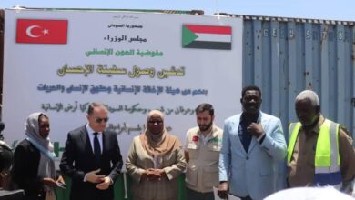 باخرة تركية تصل الميناء الجنوبي ببورتسودان